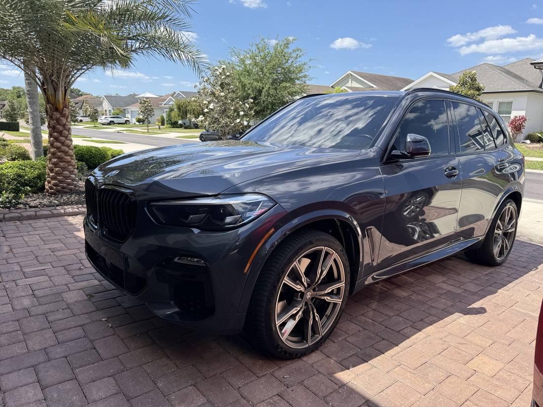 BMW X5 after exterior detail